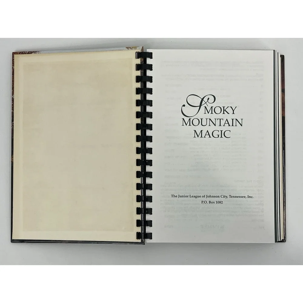 Smoky Mountain Magic Cookbook Junior League of Johnson City Tennessee